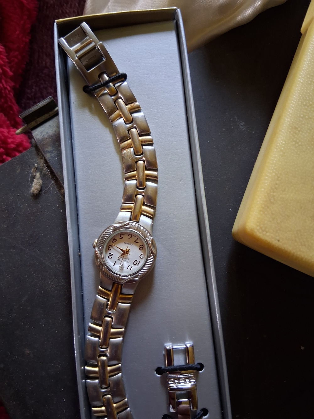 Two-Tone Silver and Gold Women's Bracelet Watch - Classic Design